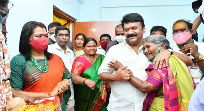 2BHK housing colony inaugurated in Hyderabad