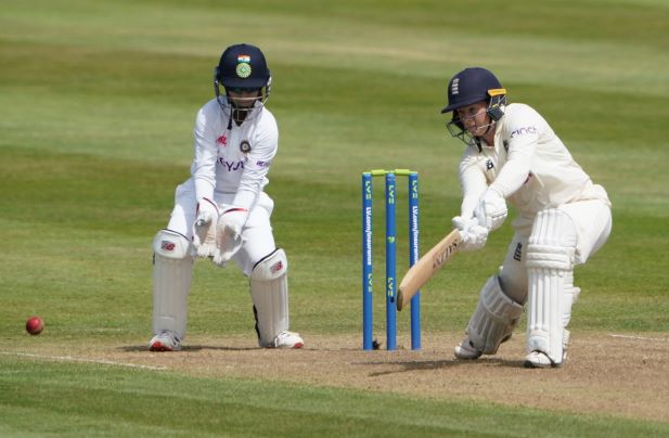 One-off Test: England keep Indian attack at bay