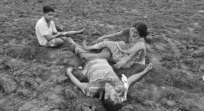 Three members of tribal family hacked to death in Bhupalpally district