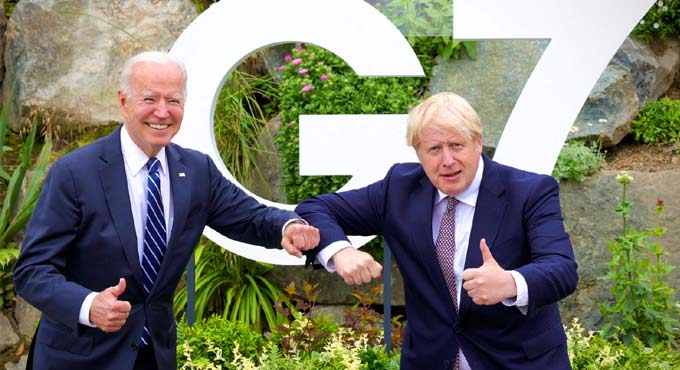 UK Prime Minister Boris Johnson, Biden sign new Atlantic Charter