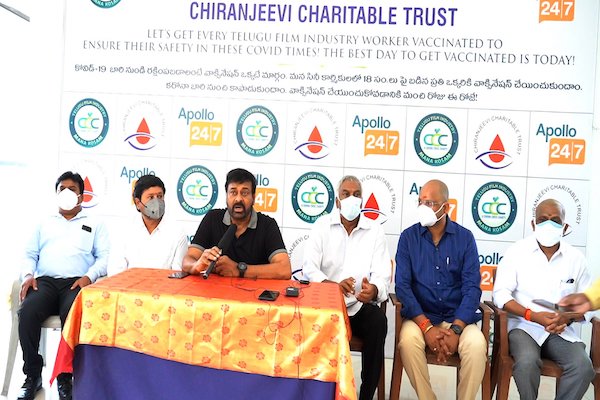 Vaccination drive for cinema workers flagged off