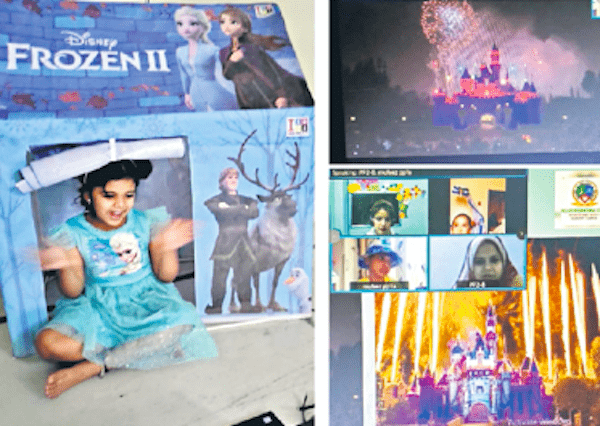 Pallavi International School organises virtual tour to Disneyland