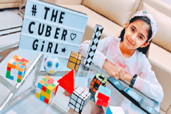 Gitanjali Devashray: Nine-year-old solves nine cubes