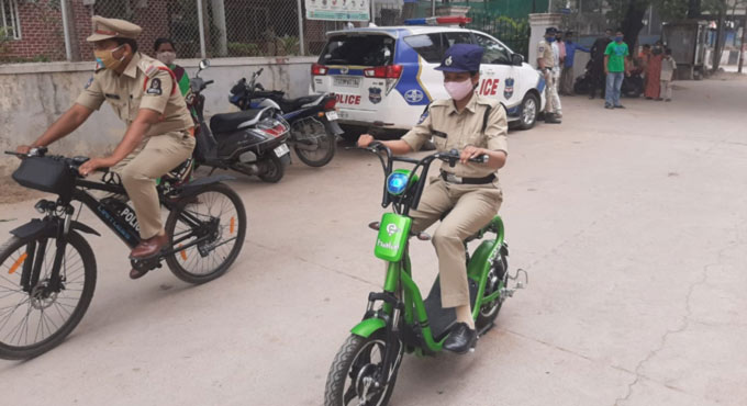 Hyderabad cops to zoom around Old City on electric scooters