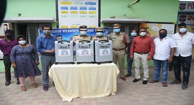 Greater Telangana Atlanta Society donates oxygen concentrators