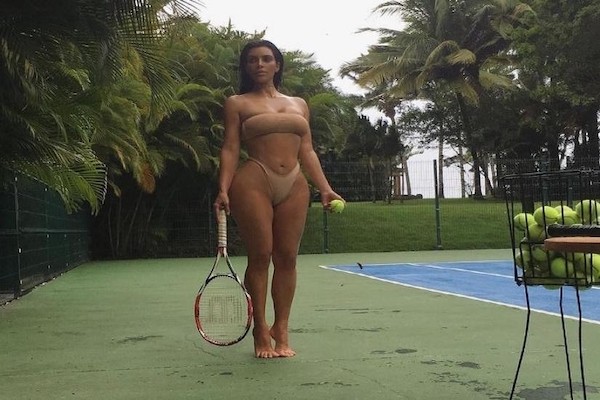 Kim Kardashian’s ‘sensuous’ tennis match