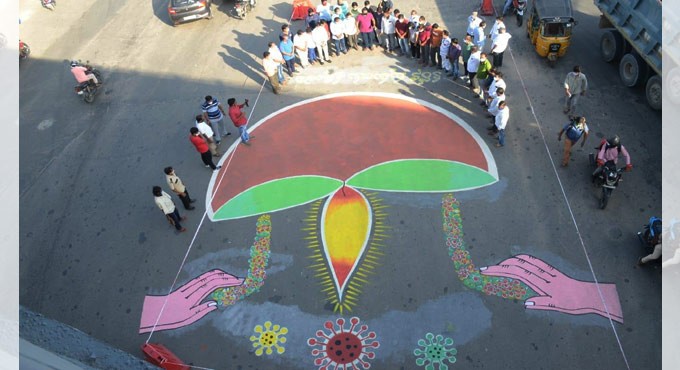 Hyderabad: MLA D Sudheer Reddy pays tribute to Covid victims