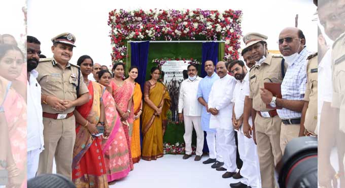 Foundation stone laid for new building at Abdullapurmet Police Station