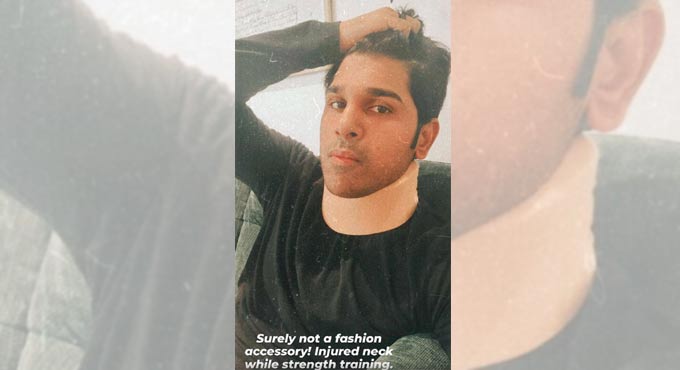 Actor Allu Sirish injures neck while strength training