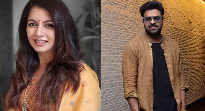 Actor Prabhas turns out a sweetheart for Hindi star Bhagyashree