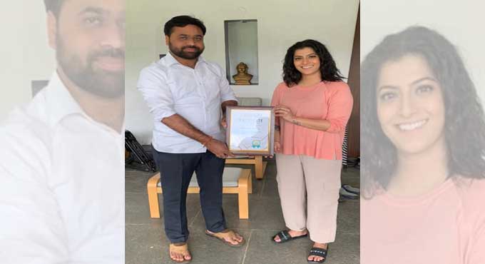 Adilabad activist honoured for services during Covid lockdown