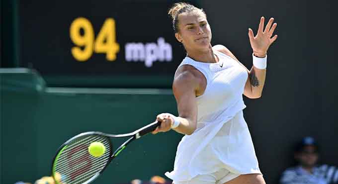 Wimbledon: Smooth sailing for Aryna Sabalenka