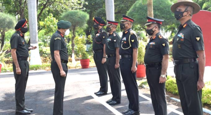 GOC Sudarshan Chakra Corps visits Secunderabad Military Station