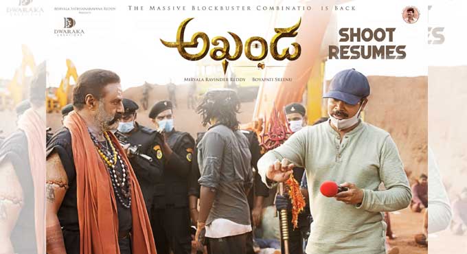 Balakrishna’s ‘Akhanda’ resumes shoot