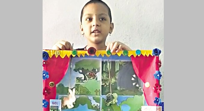 The little storytellers of CMR International School