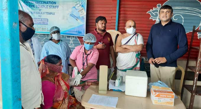 Chilkur Balaji Temple 1st temple to vaccinate staff