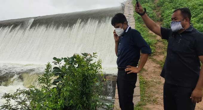 Water bodies overflowing in Rajanna-Sircilla