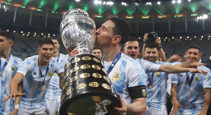 Copa America: Messi dedicates win to Argentinians and Diego