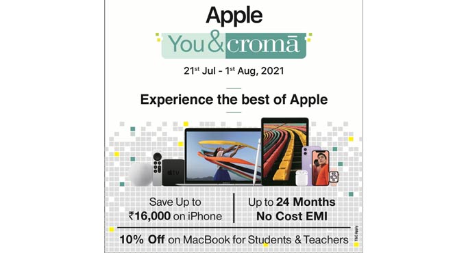 Croma unveils second edition of #AppleYou&Croma fest