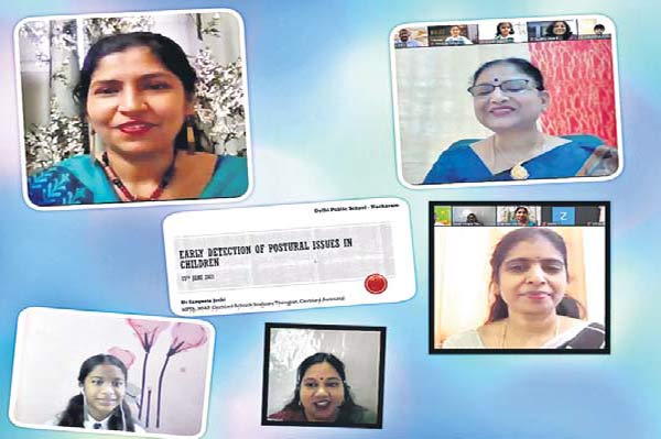 Students of DPS sensitised about importance of good posture