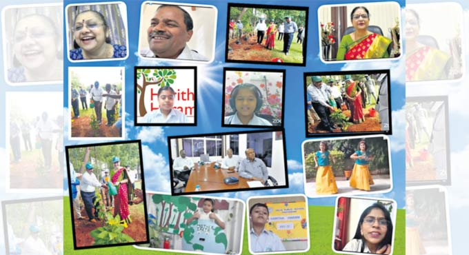 DPS Nacharam: Students take up virtual Haritha Haram drive