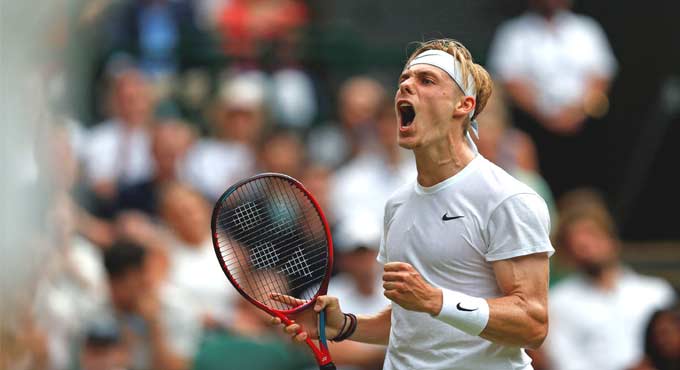 Denis Shapovalov ends Andy Murray’s run at Wimbledon