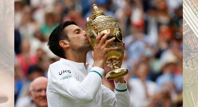 Djokovic wins sixth Wimbledon title, equals Federer-Nadal’s tally of 20 Grand Slams