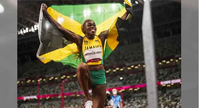 Women’s 100m: Jamaica’s Elaine Thompson fastest and best