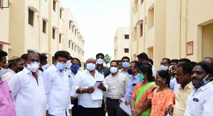 Huzurabad 2BHK construction in final stage