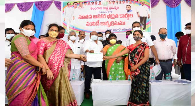 3 lakh new ration cards distributed in Telangana: Kamalakar