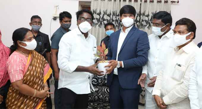 VP Gautham takes charge as Khammam Collector