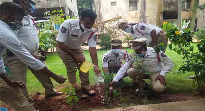 Rachakonda Police launch Haritha Haram at Commissionerate