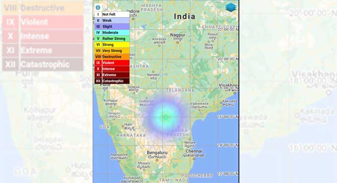 Minor earthquake in Nagarkurnool, 156 km from Hyderabad
