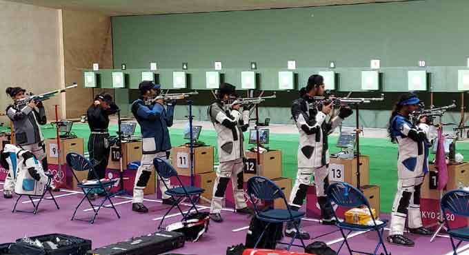 Shooters feeling the “heat” in Tokyo