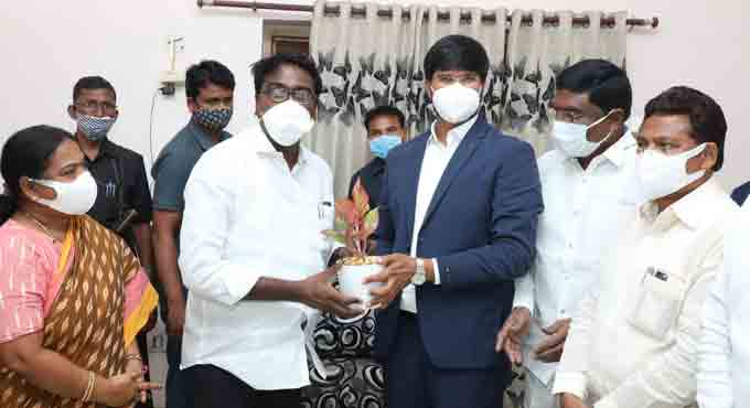 New Khammam Collector takes charge