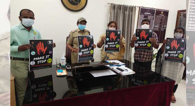 Act tough against human trafficking: Khammam DCP