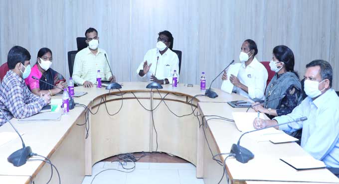 Take up development works on priority basis, Puvvada tells officials