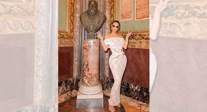 Kim Kardashian’s dress for Vatican City tour is the talk of the town