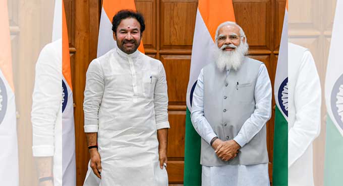 G. Kishan Reddy takes charge as Minister of Culture & Tourism