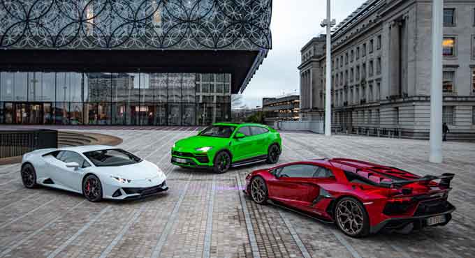 Looking at record sales in India in 2021: Lamborghini