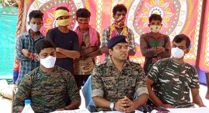 Kothagudem: Five Maoist militia members arrested at Cherla
