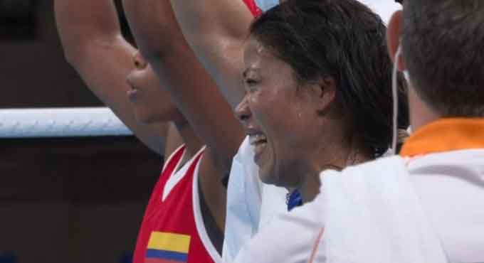 M C Mary Kom loses to Colombia’s Valencia