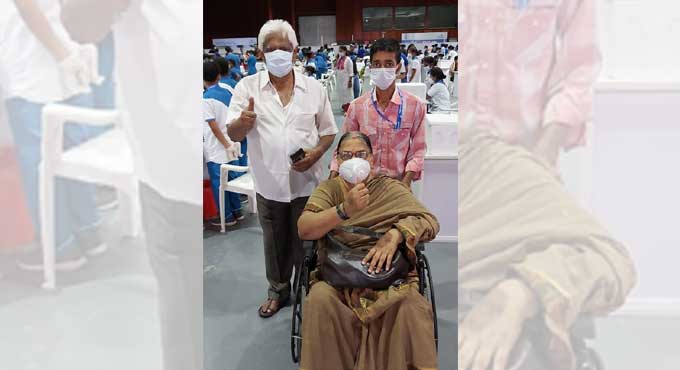 Hyderabad: Mega Covid vaccination drive at Hitex