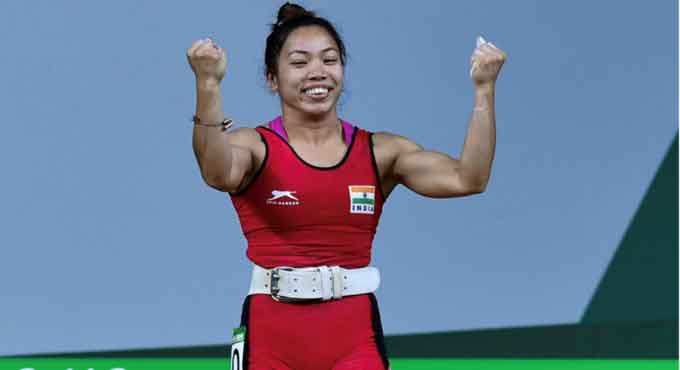 CM KCR congratulates Mirabai Chanu on winning Olympic medal