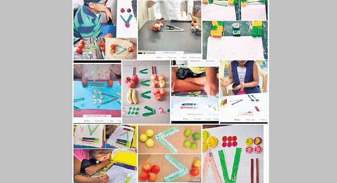 Delhi Public School: Tiny tots go creative at concept activity