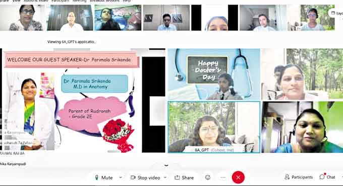 Pallavi International School pays fitting tribute to medical fraternity