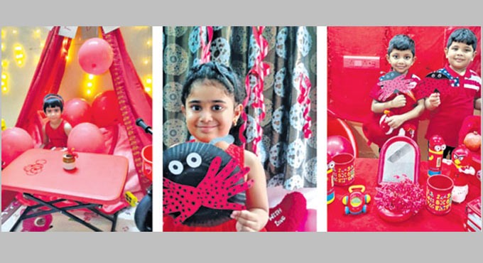 Pallavi Model School celebrates ‘Red Colour Day’