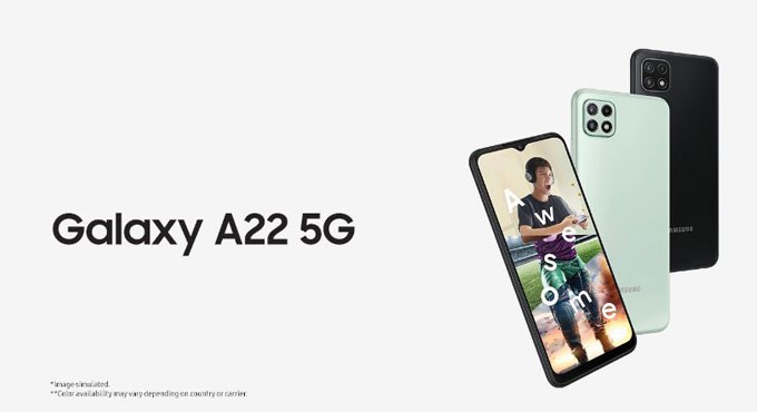Samsung Galaxy A22 5G smartphone launched in India