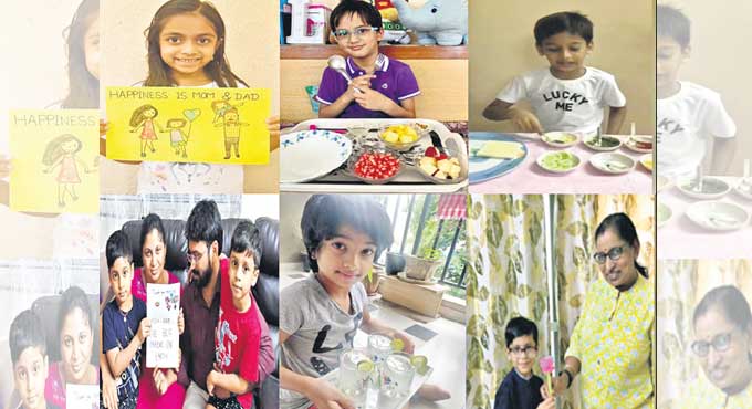 Gitanjali Primary School students pay tributes to parents