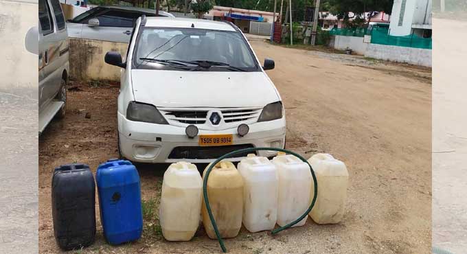 Siddipet: Gang of diesel thieves busted, 2 arrested